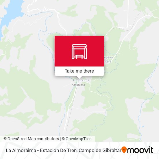 mapa La Almoraima - Estación De Tren