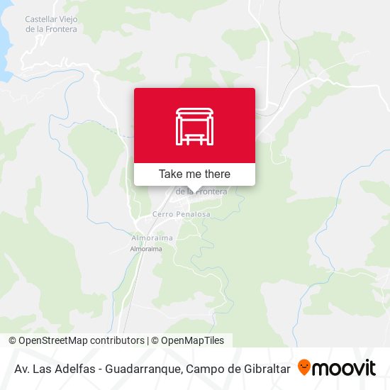 Av. Las Adelfas - Guadarranque map