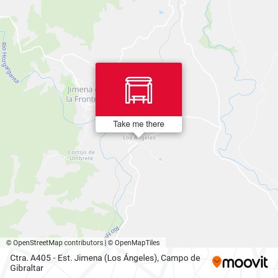 Ctra. A405 - Est. Jimena (Los Ángeles) map