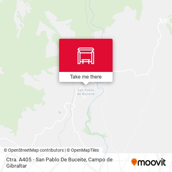 mapa Ctra. A405 - San Pablo De Buceite