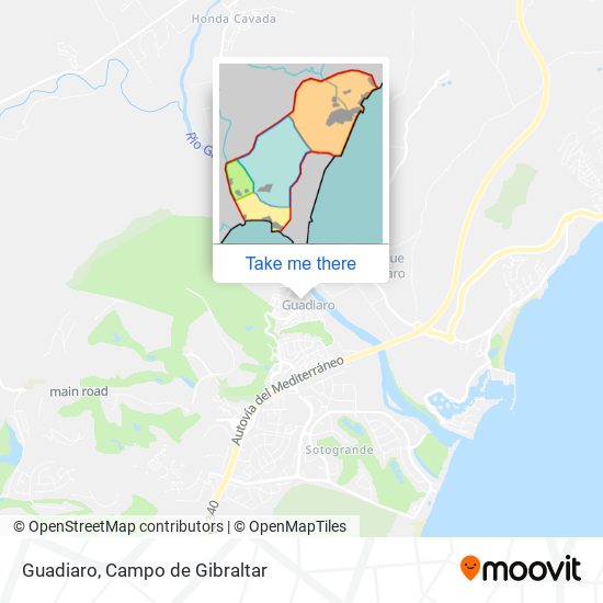 mapa Guadiaro