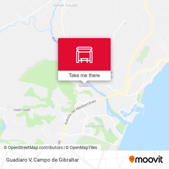 Guadiaro V map