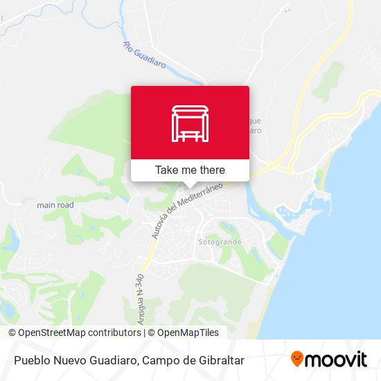 Pueblo Nuevo Guadiaro map