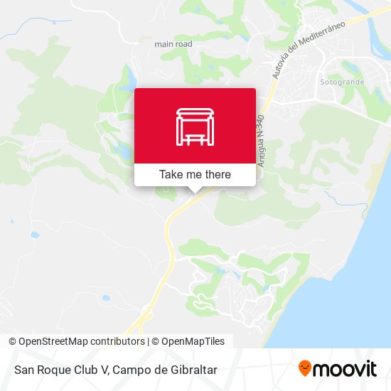 mapa San Roque Club V
