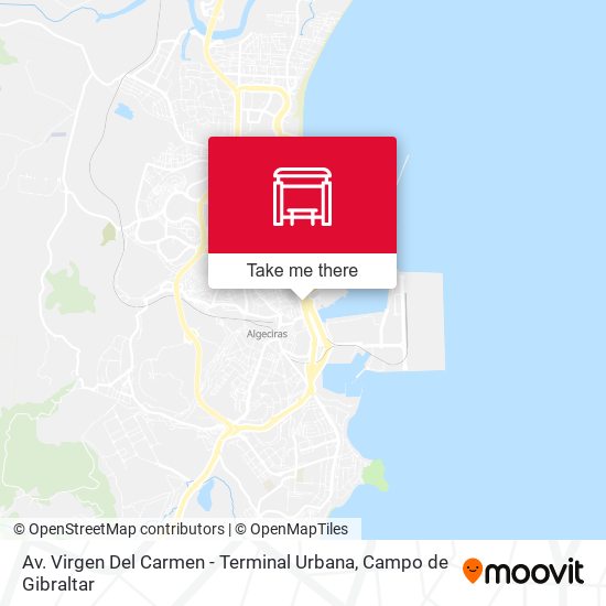 mapa Terminal Bus Urbano
