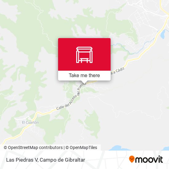 Las Piedras V map