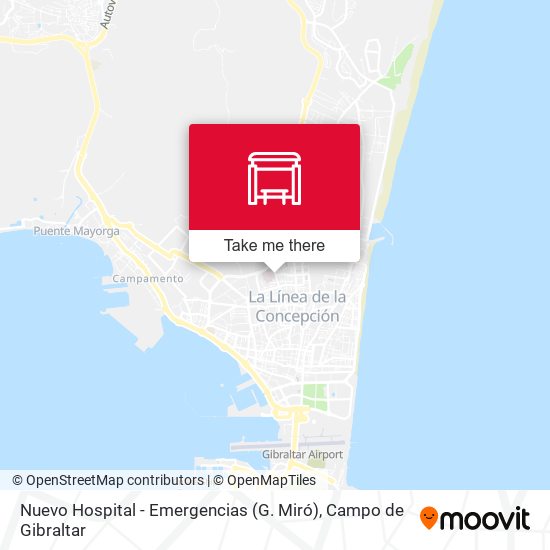 mapa Nuevo Hospital - Emergencias (G. Miró)