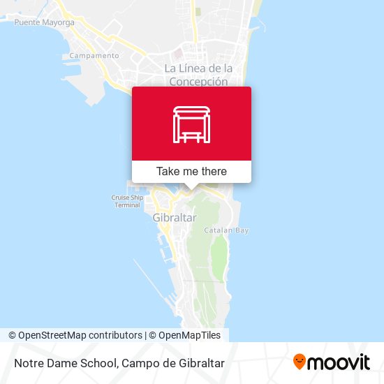 mapa Notre Dame School