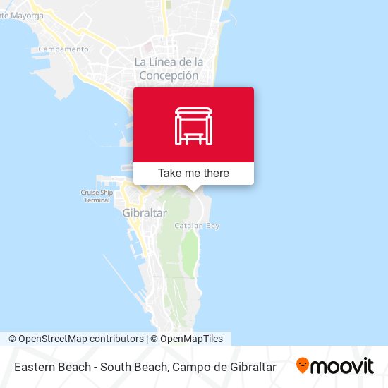 Eastern Beach - South Beach map