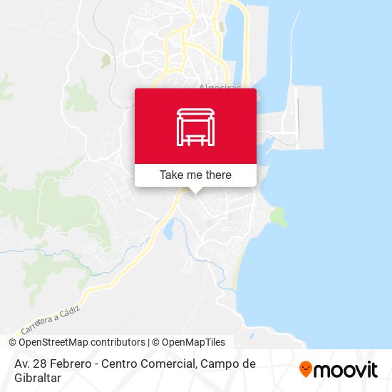 Av. 28 Febrero - Centro Comercial map