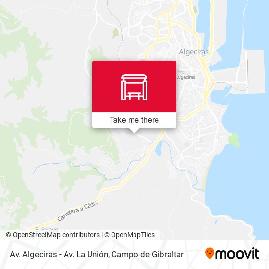 Av. Algeciras - Av. La Unión map