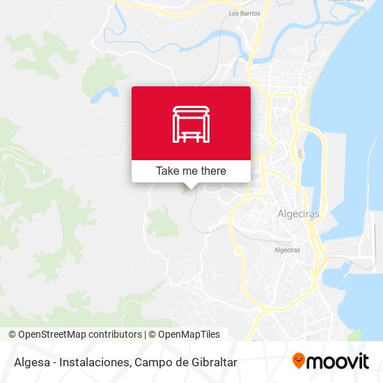 mapa Algesa - Instalaciones