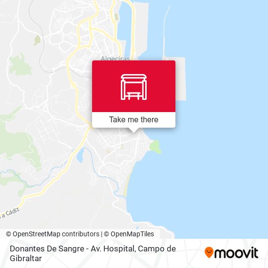 Donantes De Sangre - Av. Hospital map