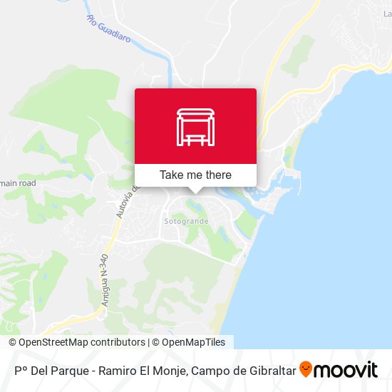 Pº Del Parque - Ramiro El Monje map