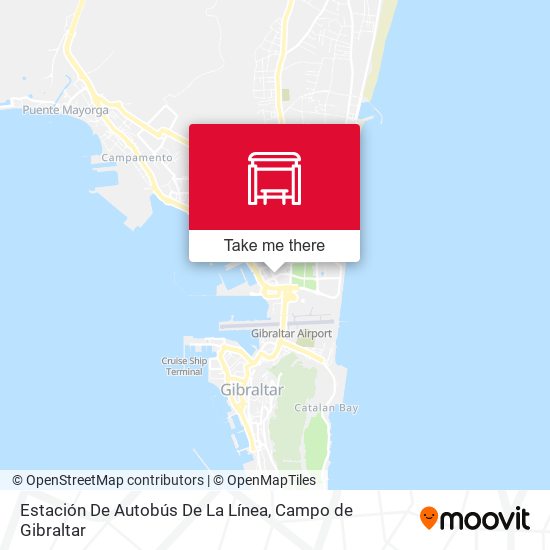 Estación De Autobús De La Línea map