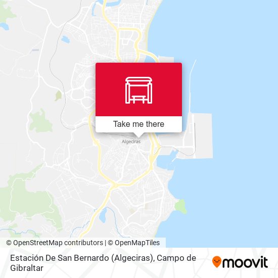 mapa Estación De San Bernardo (Algeciras)
