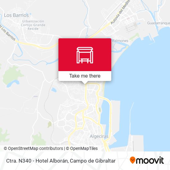 Ctra. N340 - Hotel Alborán map