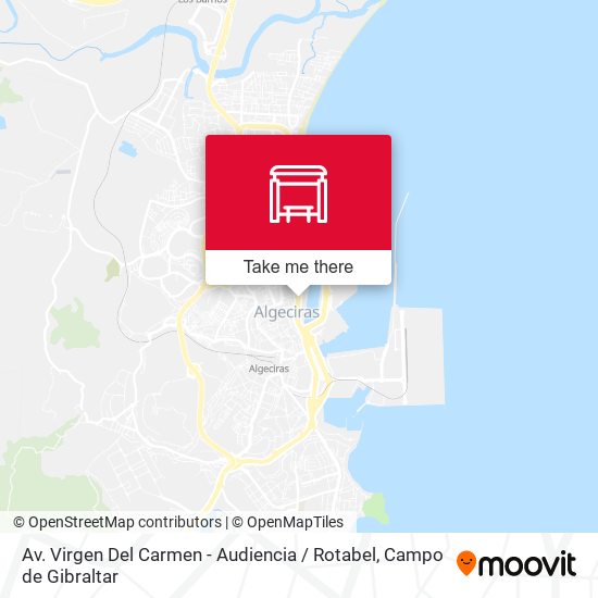 Av. Virgen Del Carmen - Audiencia / Rotabel map