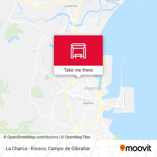 La Charca - Kiosco map