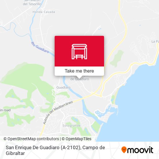 San Enrique De Guadiaro (A-2102) map