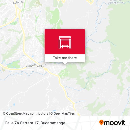 Mapa de Calle 7a Carrera 17