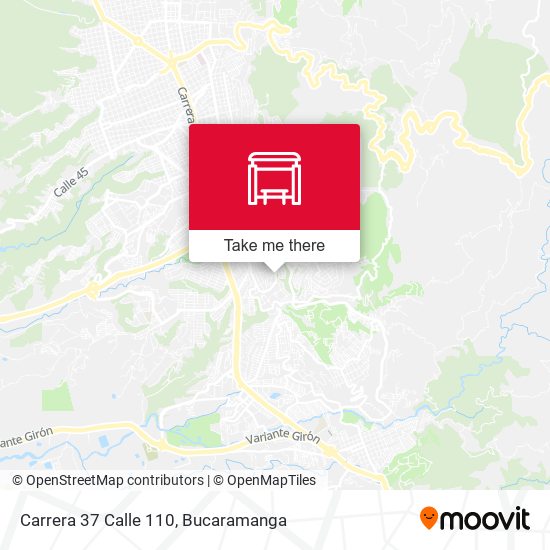 Carrera 37 Calle 110 map