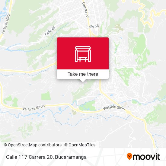 Calle 117 Carrera 20 map