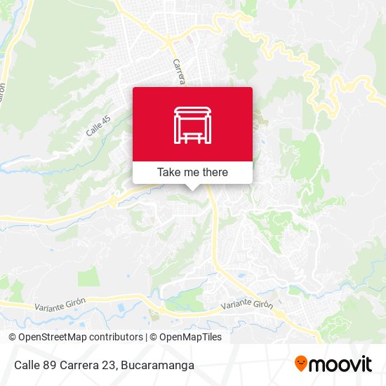 Calle 89 Carrera 23 map