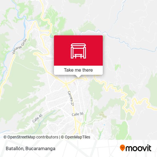 Mapa de Batallón