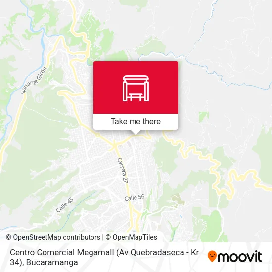 Centro Comercial Megamall (Av Quebradaseca - Kr 34) map