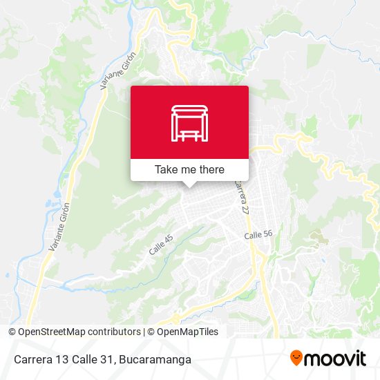 Mapa de Carrera 13 Calle 31