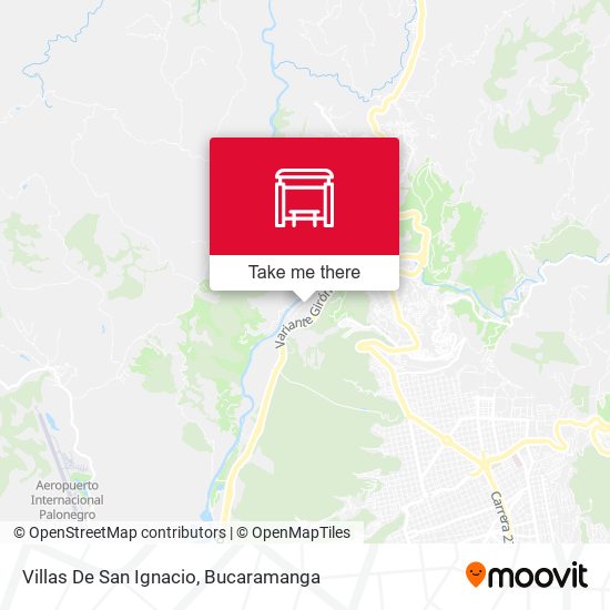 Villas De San Ignacio map