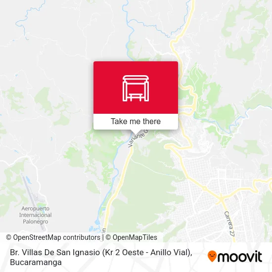 Br. Villas De San Ignasio (Kr 2 Oeste - Anillo Vial) map