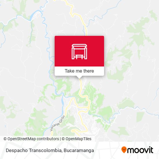 Despacho Transcolombia map