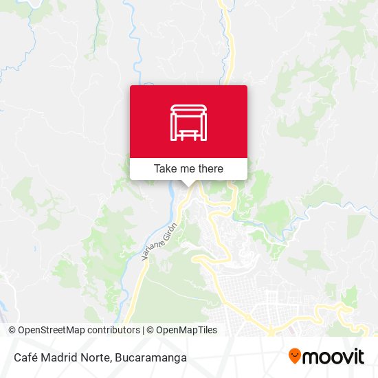 Café Madrid Norte map