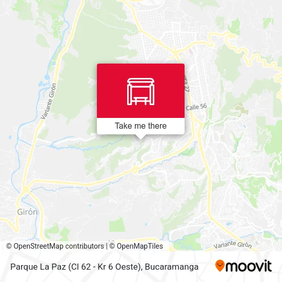 Parque La Paz (Cl 62 - Kr 6 Oeste) map
