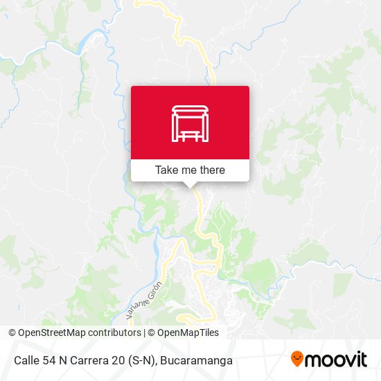 Mapa de Calle 54 N Carrera 20 (S-N)