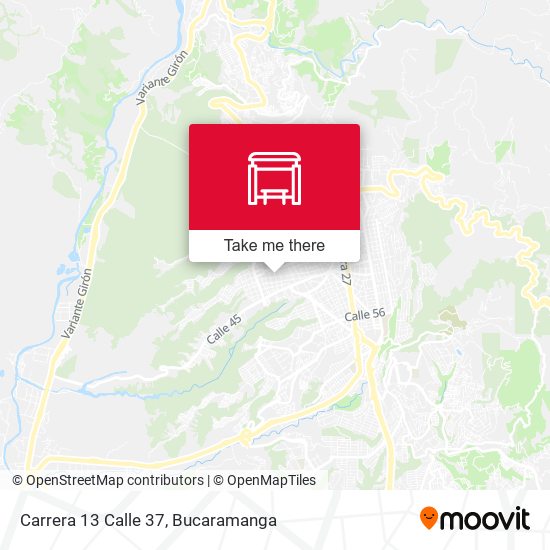 Mapa de Carrera 13 Calle 37