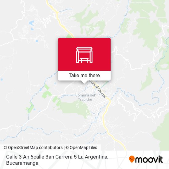 Calle 3 An 6calle 3an Carrera 5 La Argentina map