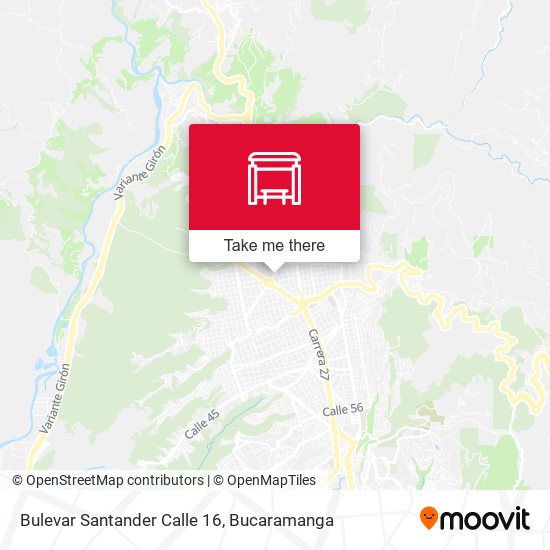 Mapa de Bulevar Santander Calle 16