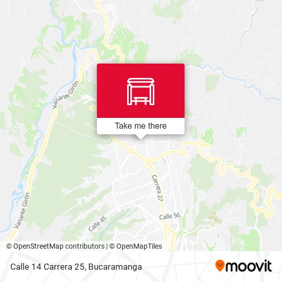Calle 14 Carrera 25 map