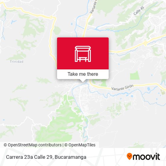 Carrera 23a Calle 29 map