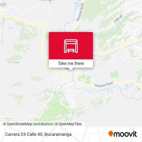 Carrera 23 Calle 40 map