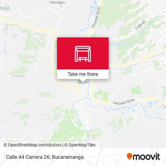 Calle 44 Carrera 26 map