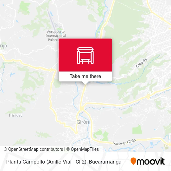 Mapa de Planta Campollo (Anillo Vial - Cl 2)