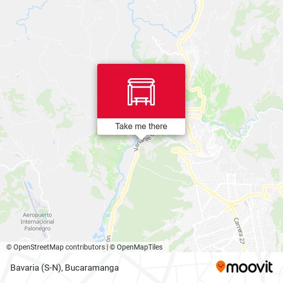 Mapa de Bavaria (S-N)