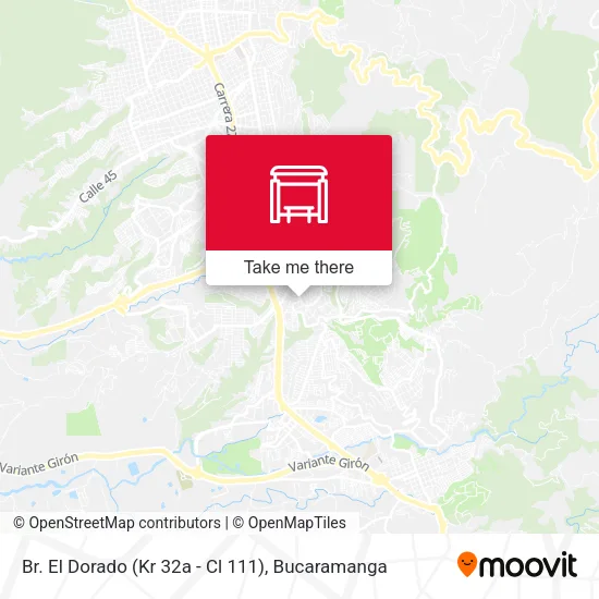 Br. El Dorado (Kr 32a - Cl 111) map