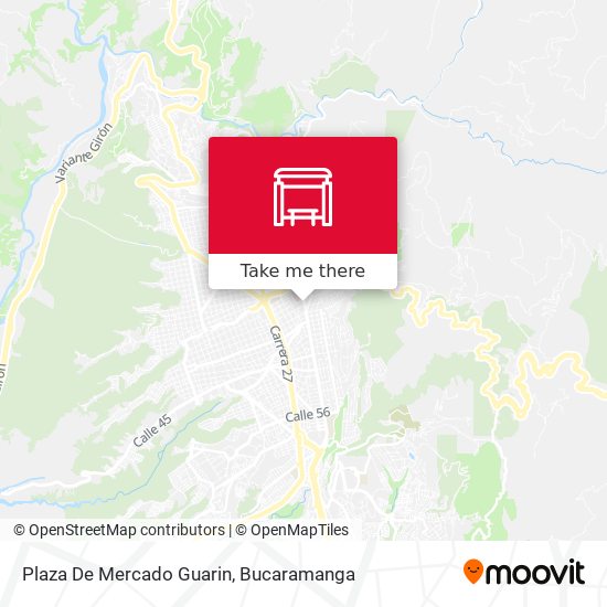 Plaza De Mercado Guarin map