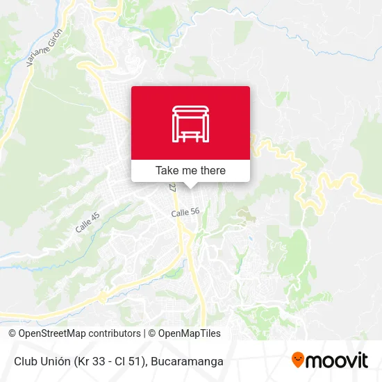 Club Unión (Kr 33 - Cl 51) map