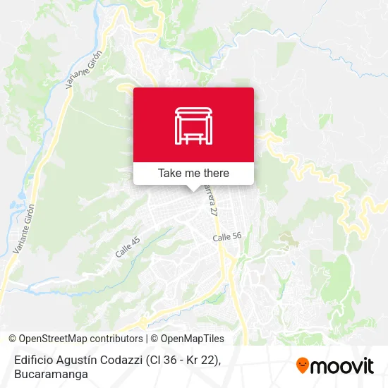 Mapa de Edificio Agustín Codazzi (Cl 36 - Kr 22)